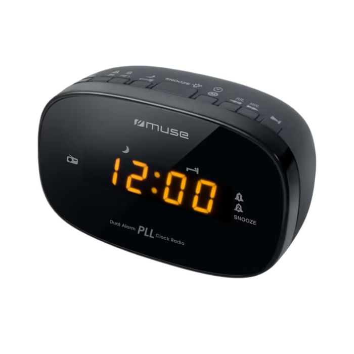 Radio : récepteur Mondial à 12 Bandes FM/MW/KW, avec réveil et
