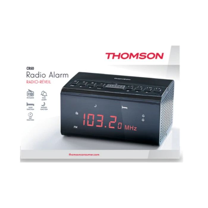 Radio-Réveil THOMSON CR50 - Noir