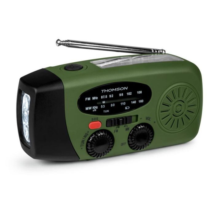 Radio Solaire Portable THOMSON RT260 - Vert