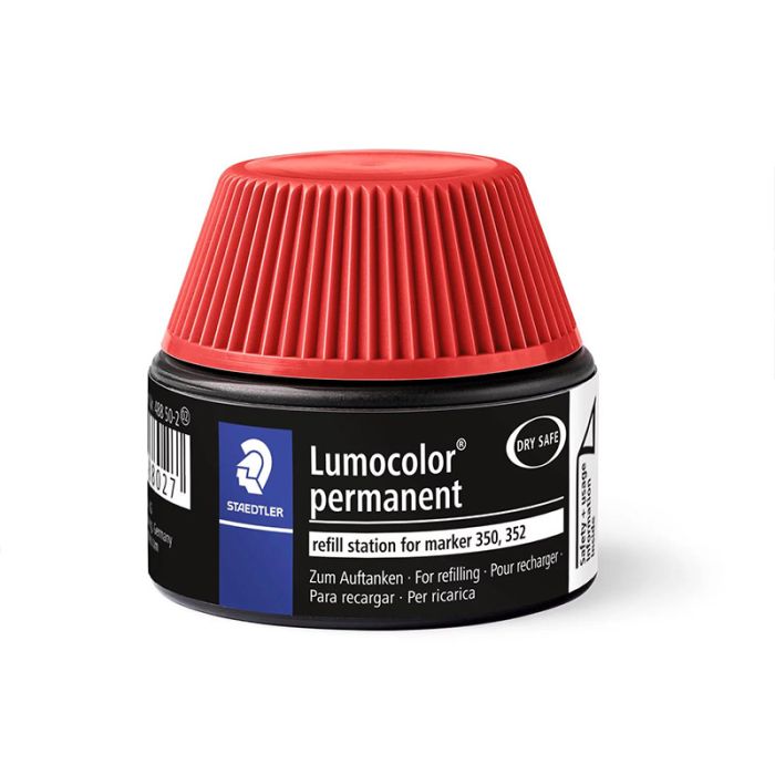 Recharge marqueurs STAEDLER permanent Lumocolor pour 350 et 352 Rouge 