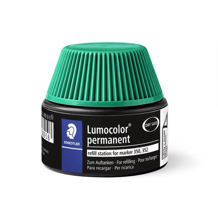 Recharge marqueurs STAEDLER permanent Lumocolor pour 350 et 352 Vert 