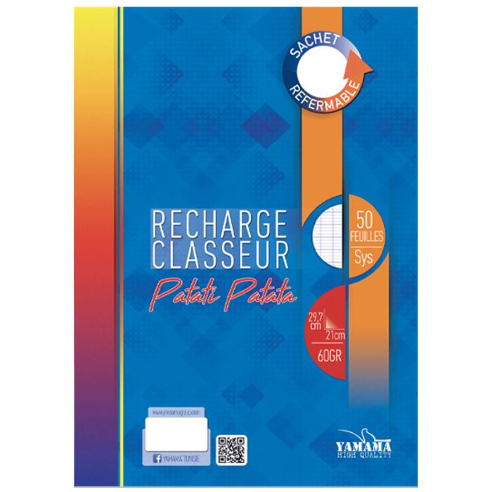 Recharge SYS YAMAMA Patati.pat 60g 50 Feuilles