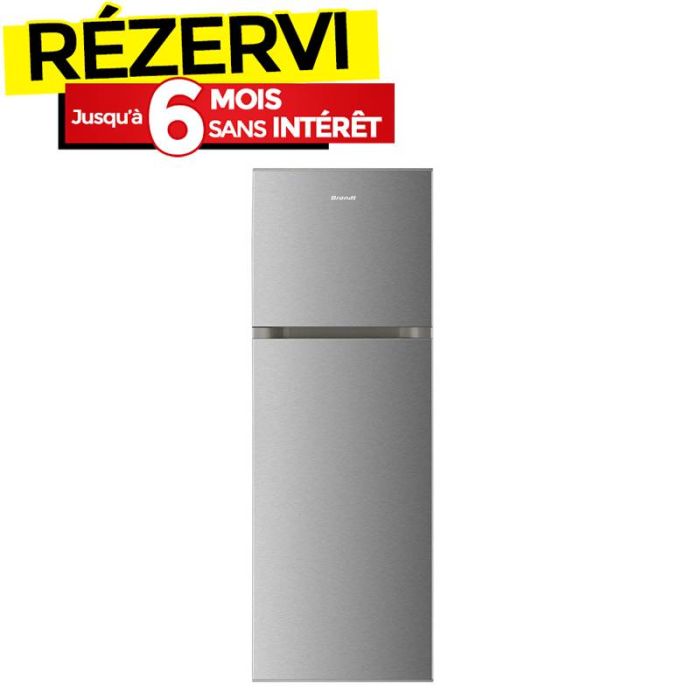 Réfrigérateur BRANDT BDE4310BSS 400 Litres LessFrost - Silver