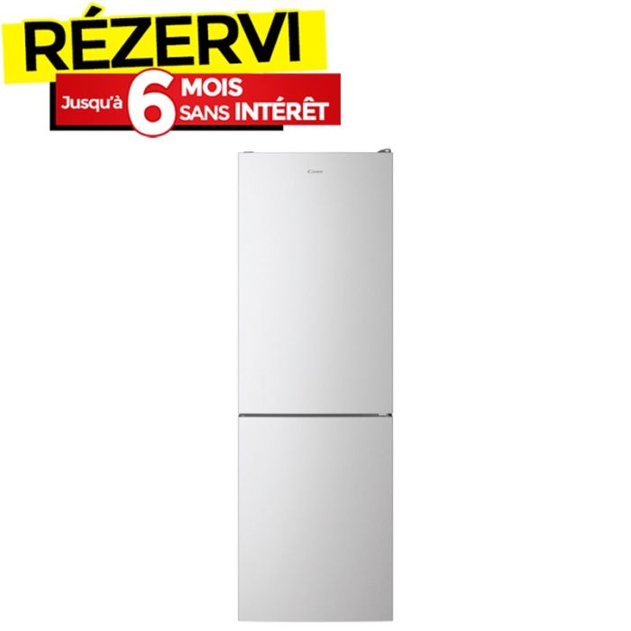 Réfrigérateur Combiné CANDY CCE4T618EX 342 Litres NoFrost - Inox