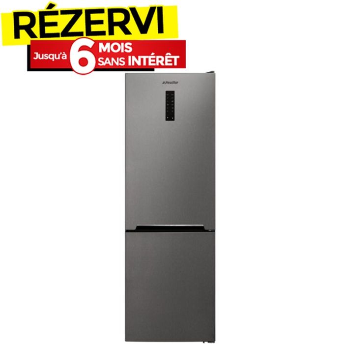 Réfrigérateur Combiné NEWSTAR CBD400X 400 Litres NoFrost - Inox