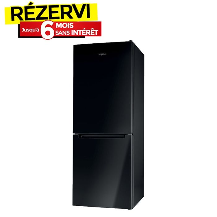 Réfrigérateur Combiné WHIRLPOOL WFNF81EK 360 Litres NoFrost – Noir