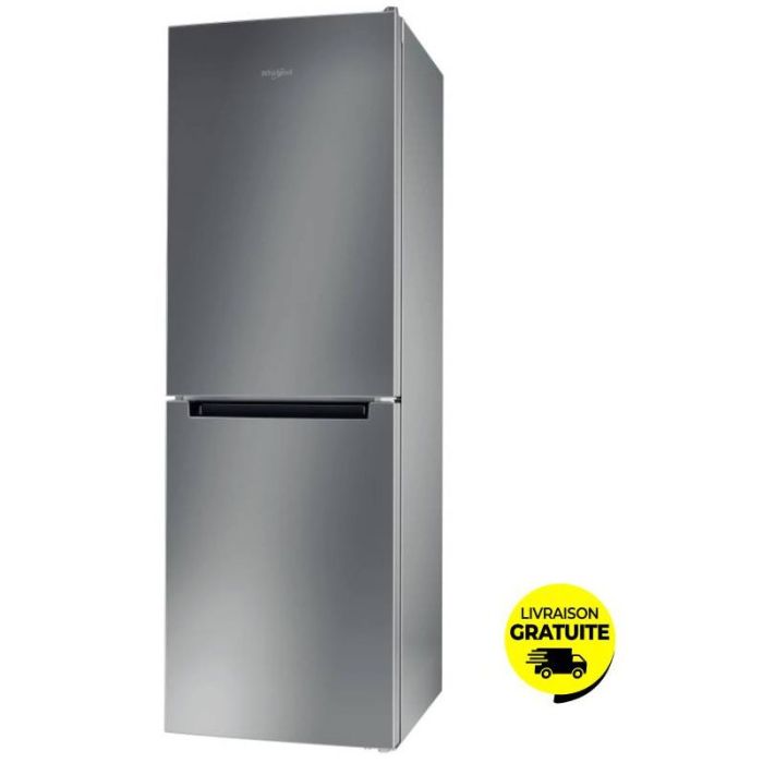 Réfrigérateur Combiné WHIRLPOOL WNF-711-EX 330 Litres NoFrost - Inox