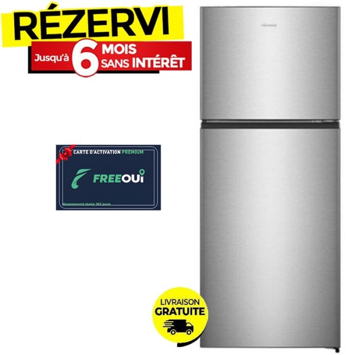 Réfrigérateur HISENSE RD-49WR 375L NoFrost - Inox