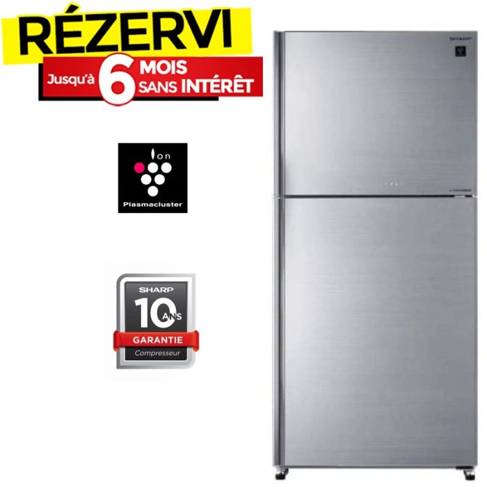 Réfrigérateur SHARP SJ-GV69-SL 690L NoFrost - Silver