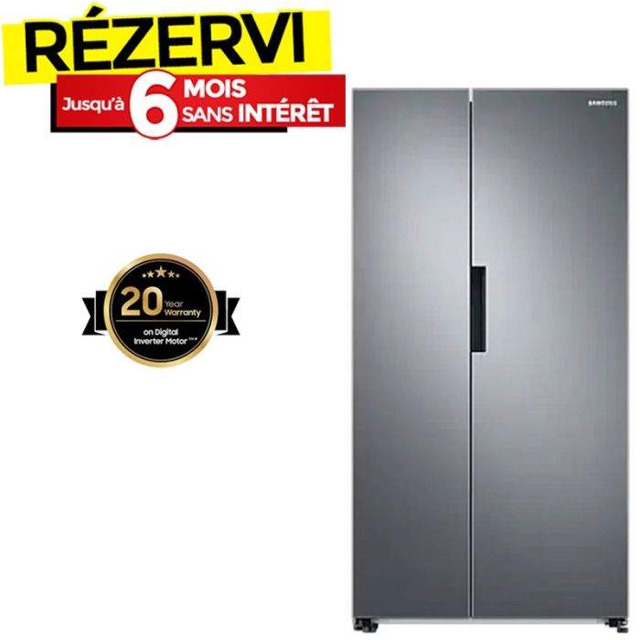 Réfrigérateur Side By Side SAMSUNG RS66A8100S9 670 Litres NoFrost - Silver
