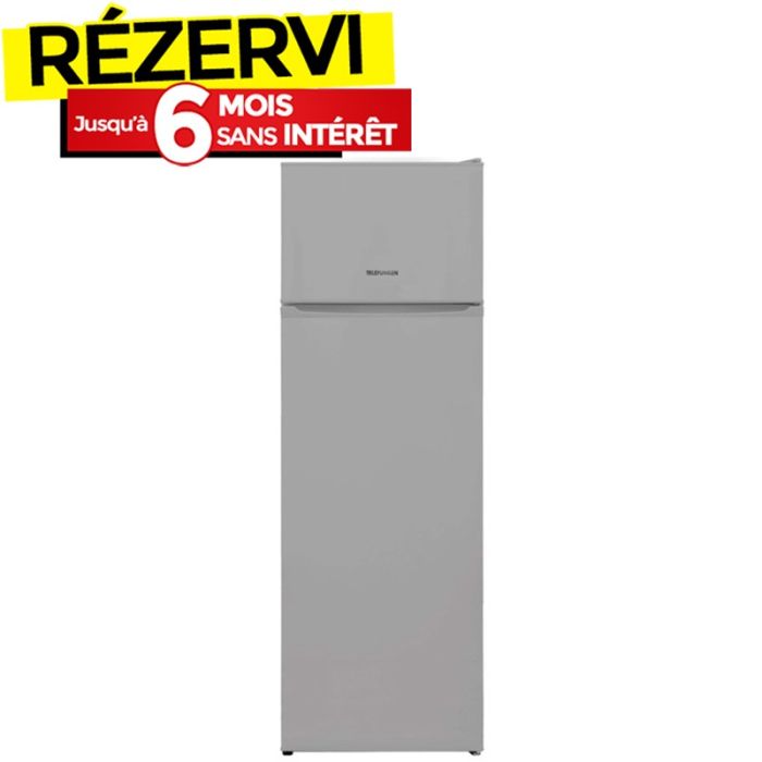 Réfrigérateur TELEFUNKEN FRIG-283S 237 Litres LessFrost - Silver