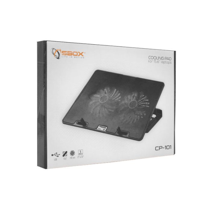 Refroidisseur SBOX CP-101 USB Avec support - Noir