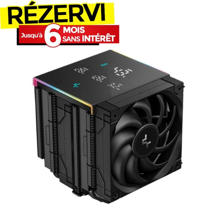 Refroidisseur de Processeur DEEPCOOL AK620 DIGITAL PRO - Noir