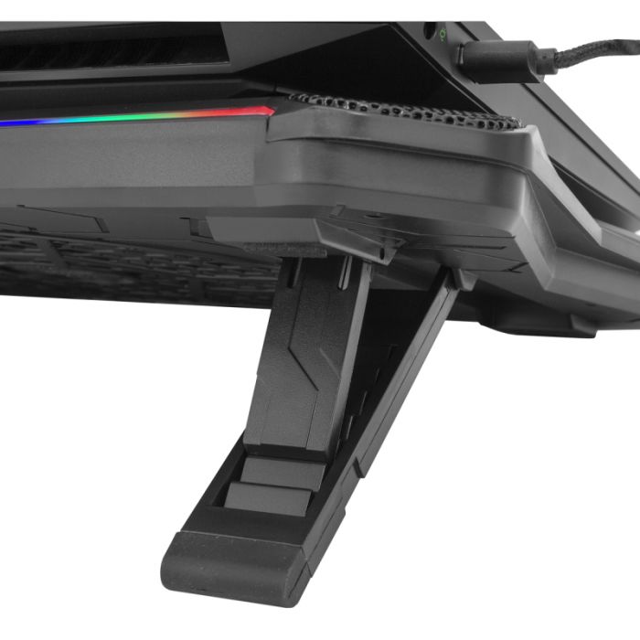 Refroidisseur Gamer WHITE SHARK Glacier Pour Pc Portable 17.3'' - Noir