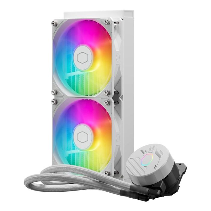 Refroidisseur Liquide Pour Processeur COOLER MASTER MasterLiquid 240L Core ARGB - Blanc