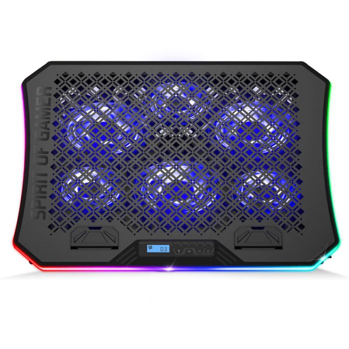 Refroidisseur SPIRIT OF GAMER AIRBLADE 1200 RGB Pour PC Portable 17