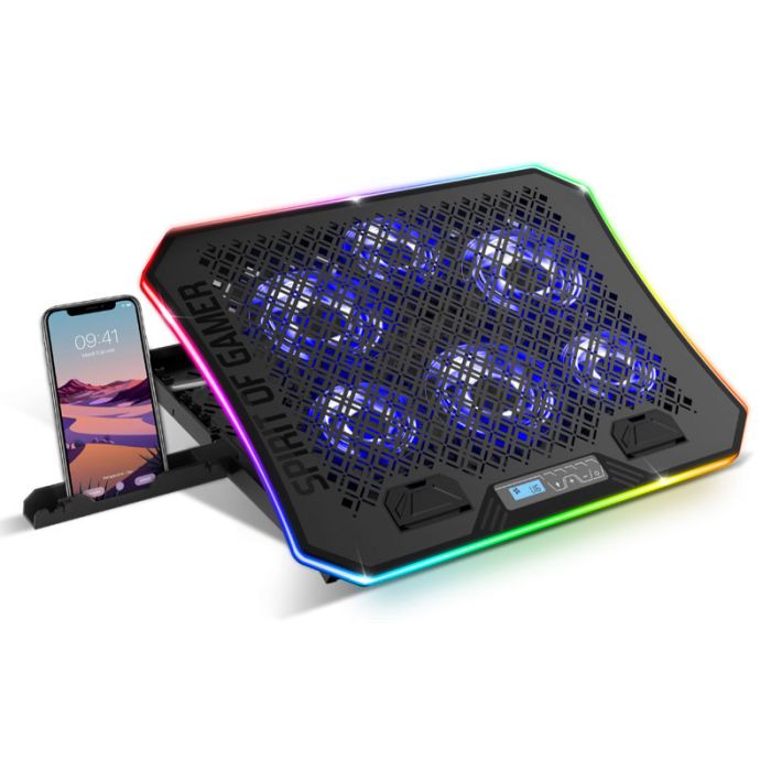 Refroidisseur SPIRIT OF GAMER AIRBLADE 1200 RGB Pour PC Portable 17