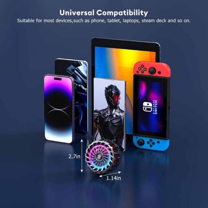 Refroidisseur Magnétique RedMagic pour téléphone portable 4 Pro - Noir