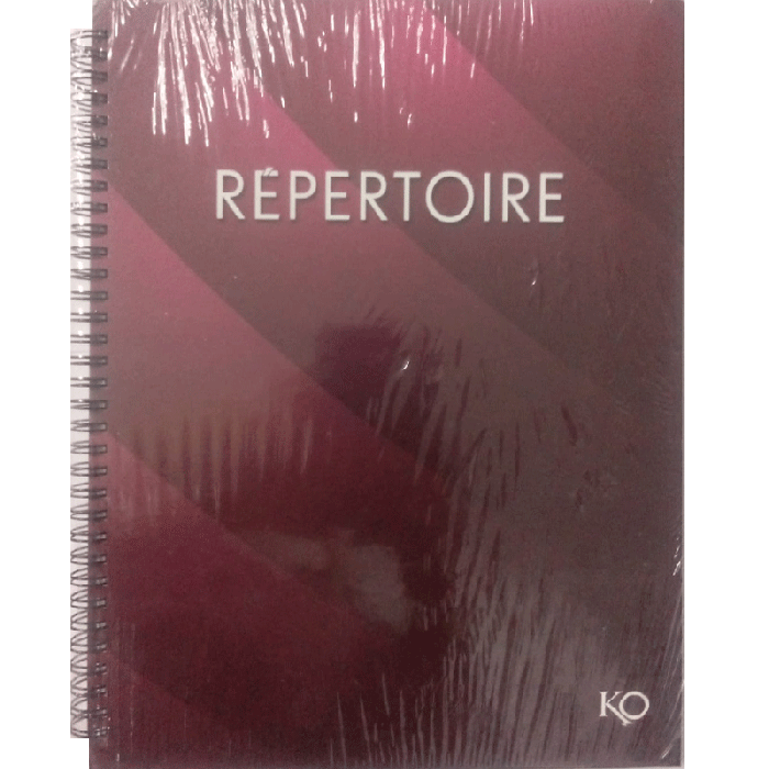 Registre Wiro répertoire KO 22.5 x 29.7 cm