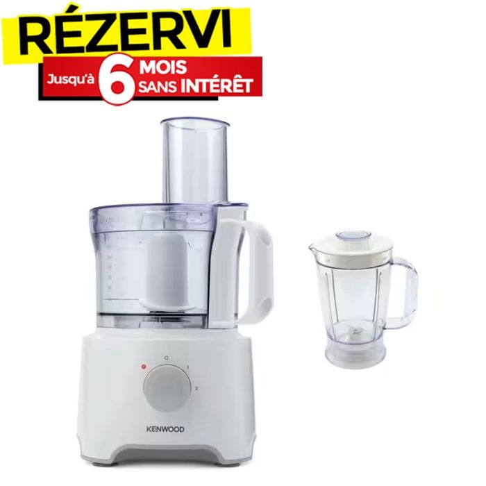 Robot Multifonction KENWOOD 800 Watts - Blanc