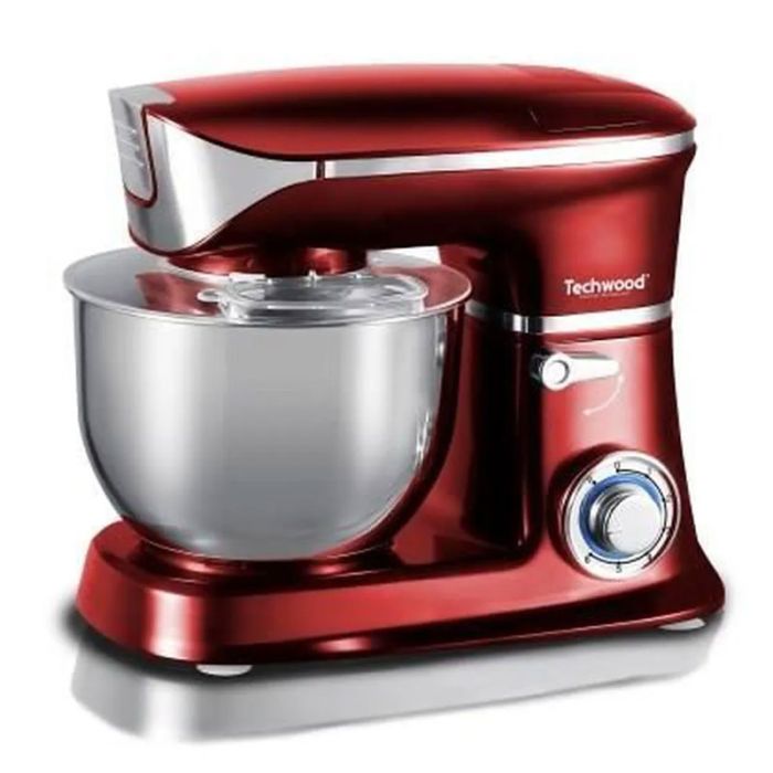 Robot Pétrin TECHWOOD TCDR-135 6.5 Litres 1300W - Rouge