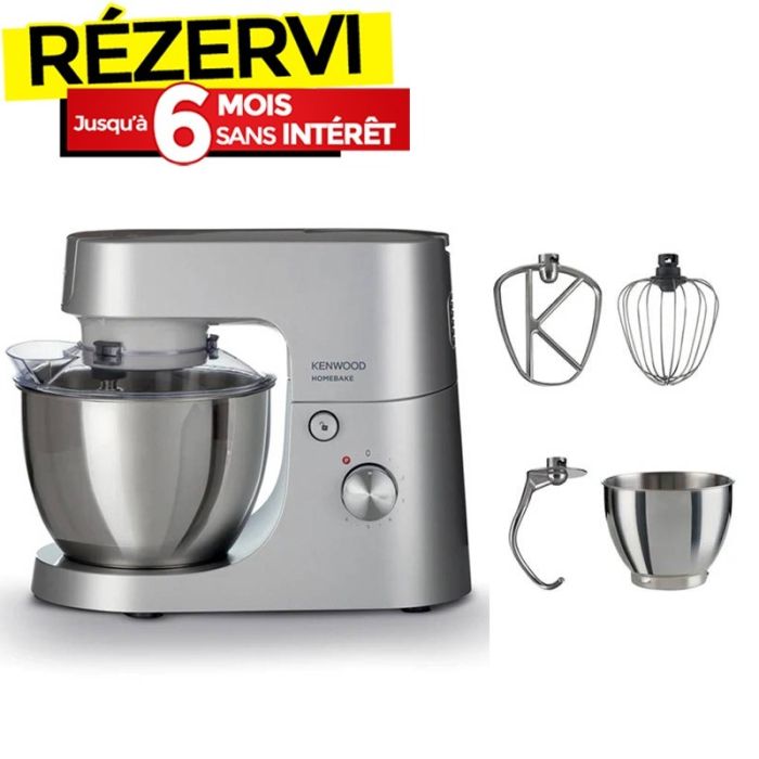 Robot Pétrin Multifonction KENWOOD KHH01-000SI 1400W - Silver