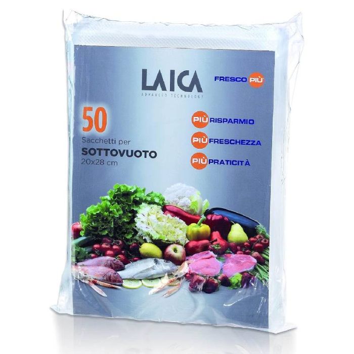 Rouleaux Pour Emballage LAICA Sous Vide 50 Pièces 20 x 28cm