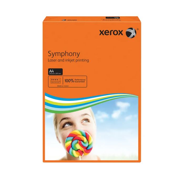 Papier Couleur XEROX A4 80GR 21x29 - Orange