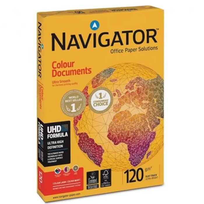 Rame papier NAVIGATOR  A4 120g/m² 250 Feuilles