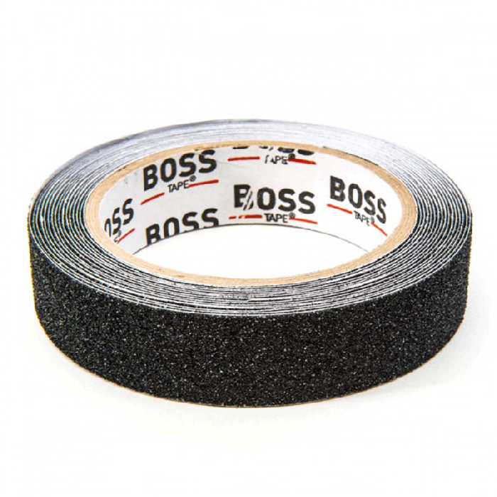 Ruban antidérapant BOSS TAPE pour escaliers au sol 25 mm x 5 mètres 