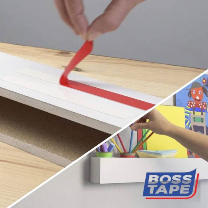 Ruban de montage BOSS TAPE transparent silicone