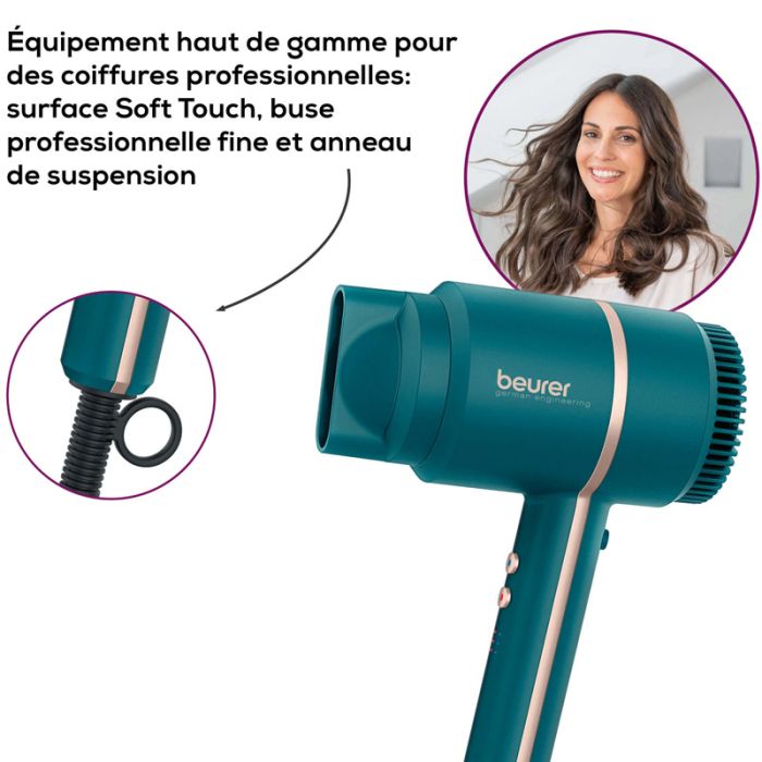 Sèche Cheveux BEURER HC35 2000W - Bleu