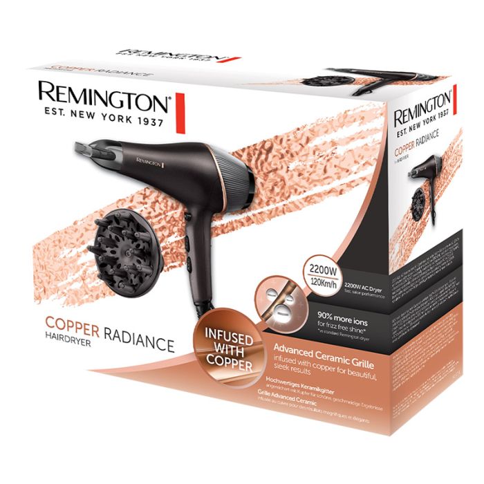 Sèche Cheveux REMINGTON Copper Radiance AC5700 - Noir