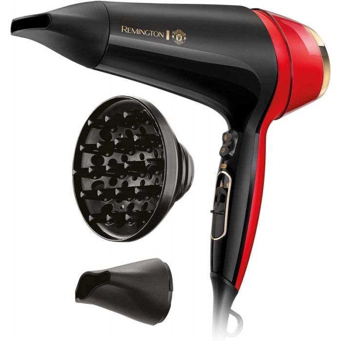 Sèche Cheveux REMINGTON Manchester United D5755 2400W - Noir&Rouge