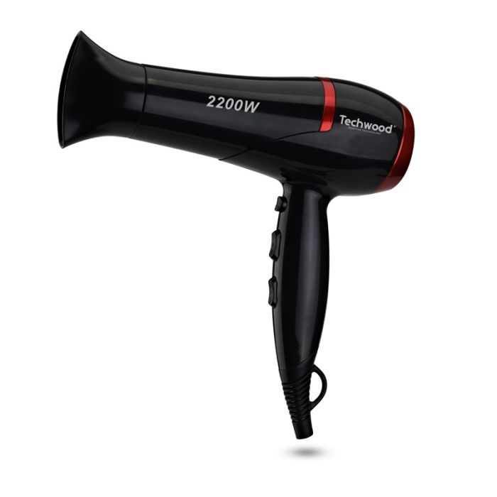 Sèche Cheveux Pro TECHWOOD TCO-6075 2200W - Noir