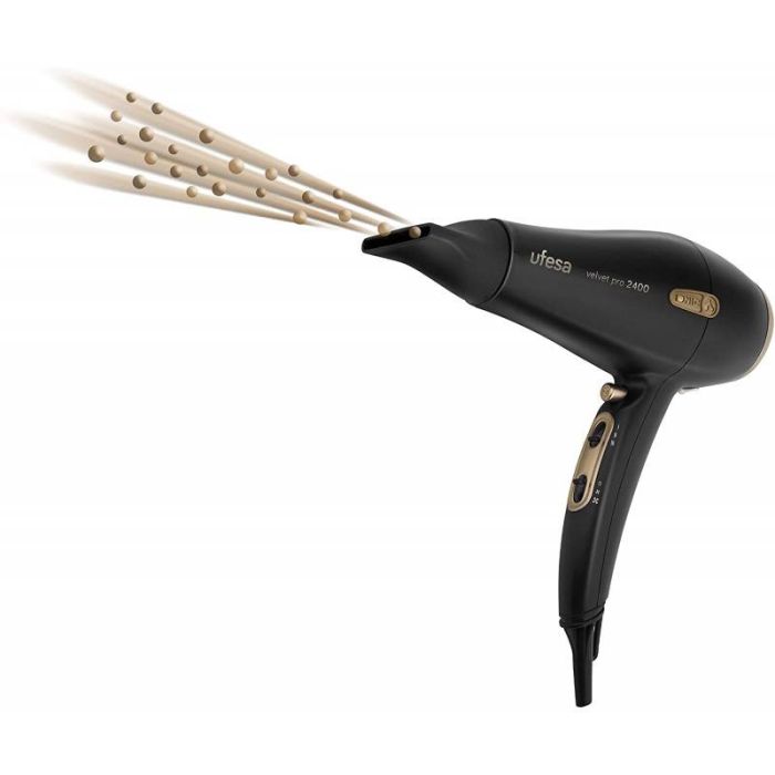 Sèche Cheveux professionnel UFESA Velvet Pro 2400W - Noir