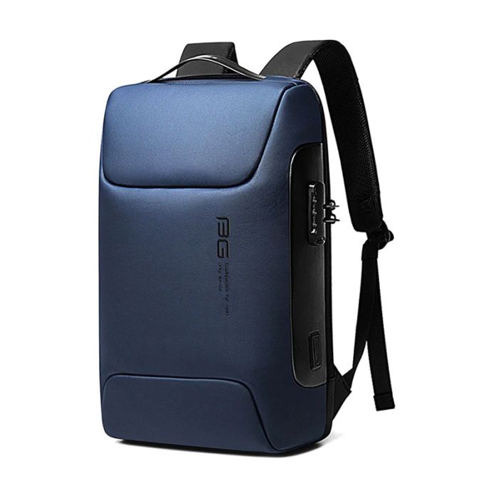 Sac à Dos Antivol BANGE BG031 Pour Pc Portable 17'' Avec Port USB - Bleu