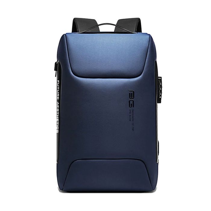 Sac à Dos Antivol BANGE BG031 Pour Pc Portable 17'' Avec Port USB - Bleu