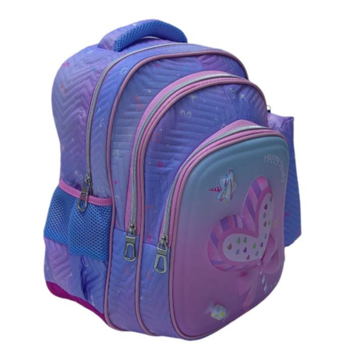 Sac à Dos École Primaire SDPN201 Avec Trousse N2 - Bleu Clair