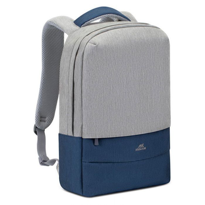 Sac à dos RIVACASE Pour PC Portable 15.6'' - Gris & Bleu (7562)