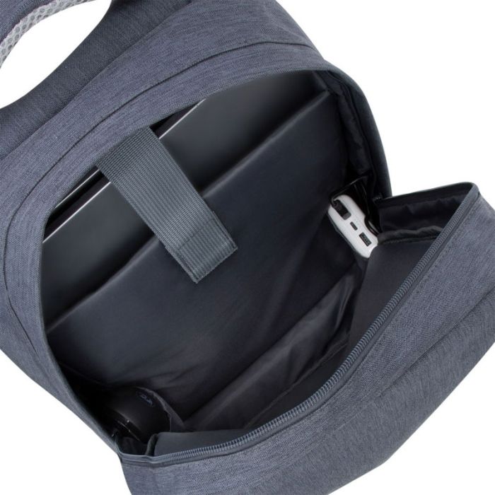 Sac à dos RIVACASE Pour PC Portable 15.6'' - Gris Foncé (7562)