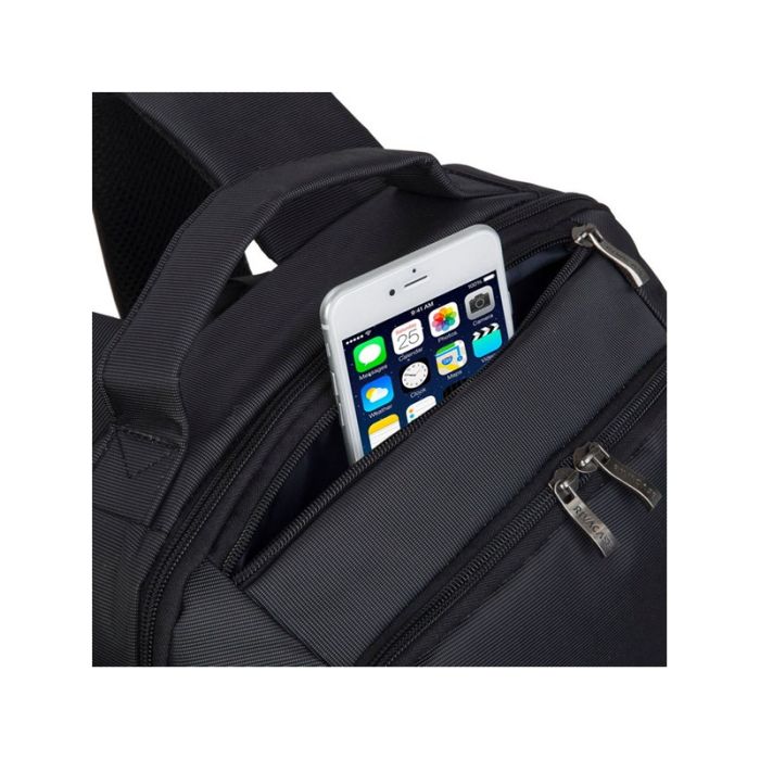Sac à Dos RIVACASE Pour Pc Portable 15.6  - Noir 