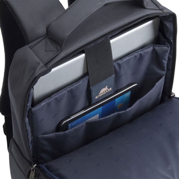 Sac à Dos RIVACASE Pour Pc Portable 15.6  - Noir (8262)