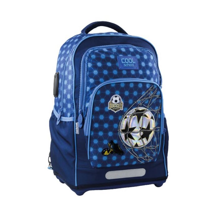 Sac à Dos Scolaire COOL SCHOOL T42032 XL Pour Garçon - Bleu