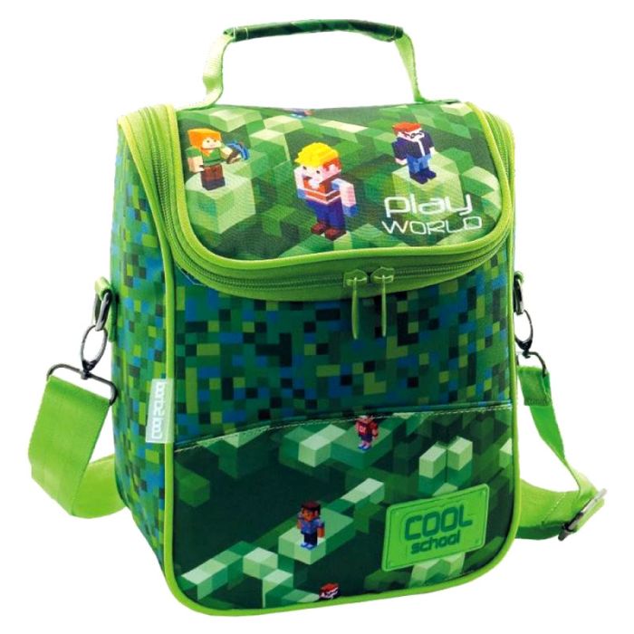 Sac à Goûter Isotherme COOL SCHOOL Play World - Vert