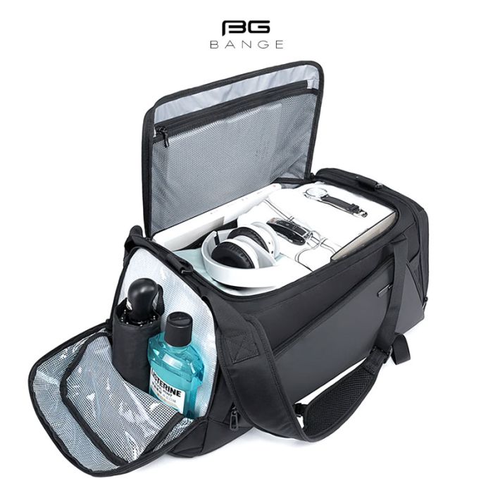 Sac De Sport BANGE BG070 Etanche Multifonctionnel - Noir