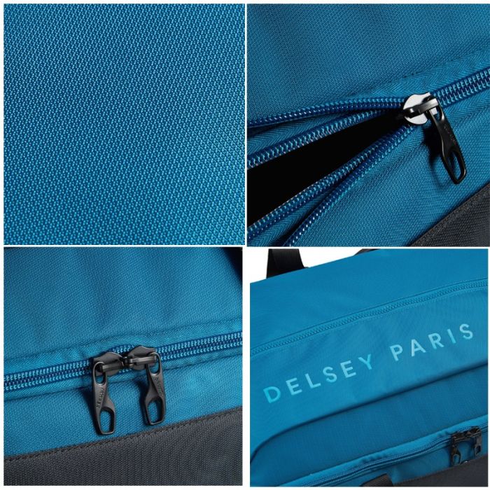 Sac de voyage DELSEY EGOA TROLLEY Moyen 69cm - Bleu Canard