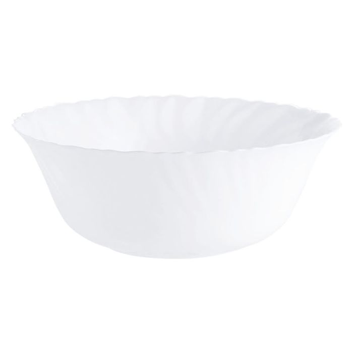 Saladier LUMINARC Feston 25 cm - Blanc