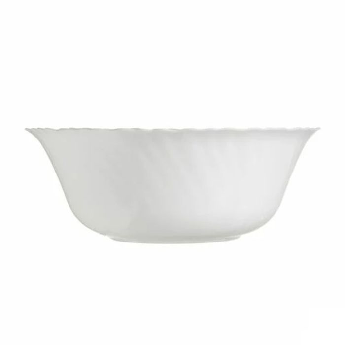 Saladier LUMINARC Feston 25 cm - Blanc