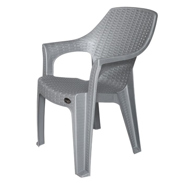 Salon Jardin SOTUFAB Chaise Barron + Table Monaco - Gris